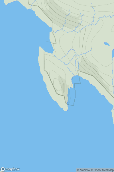 Thumbnail image for Ceann Mor [Lewis and Nearby Islands] showing contour plot for surrounding peak